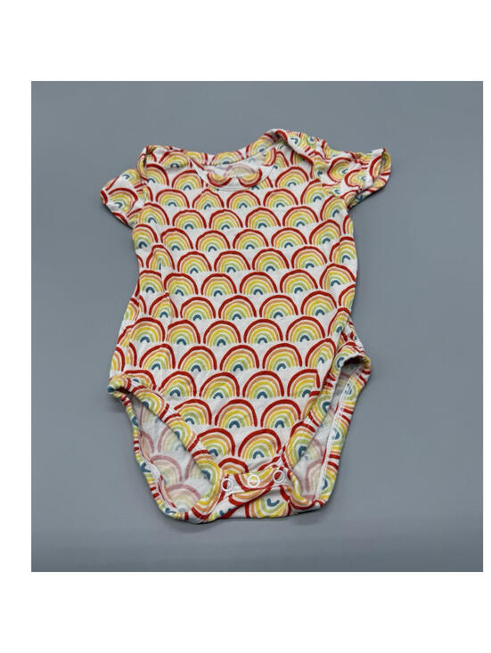 little sleepies Other - Play by Little Sleepies Rainbow Print 6-12 Months Short Sleeve Bamboo bodysuit